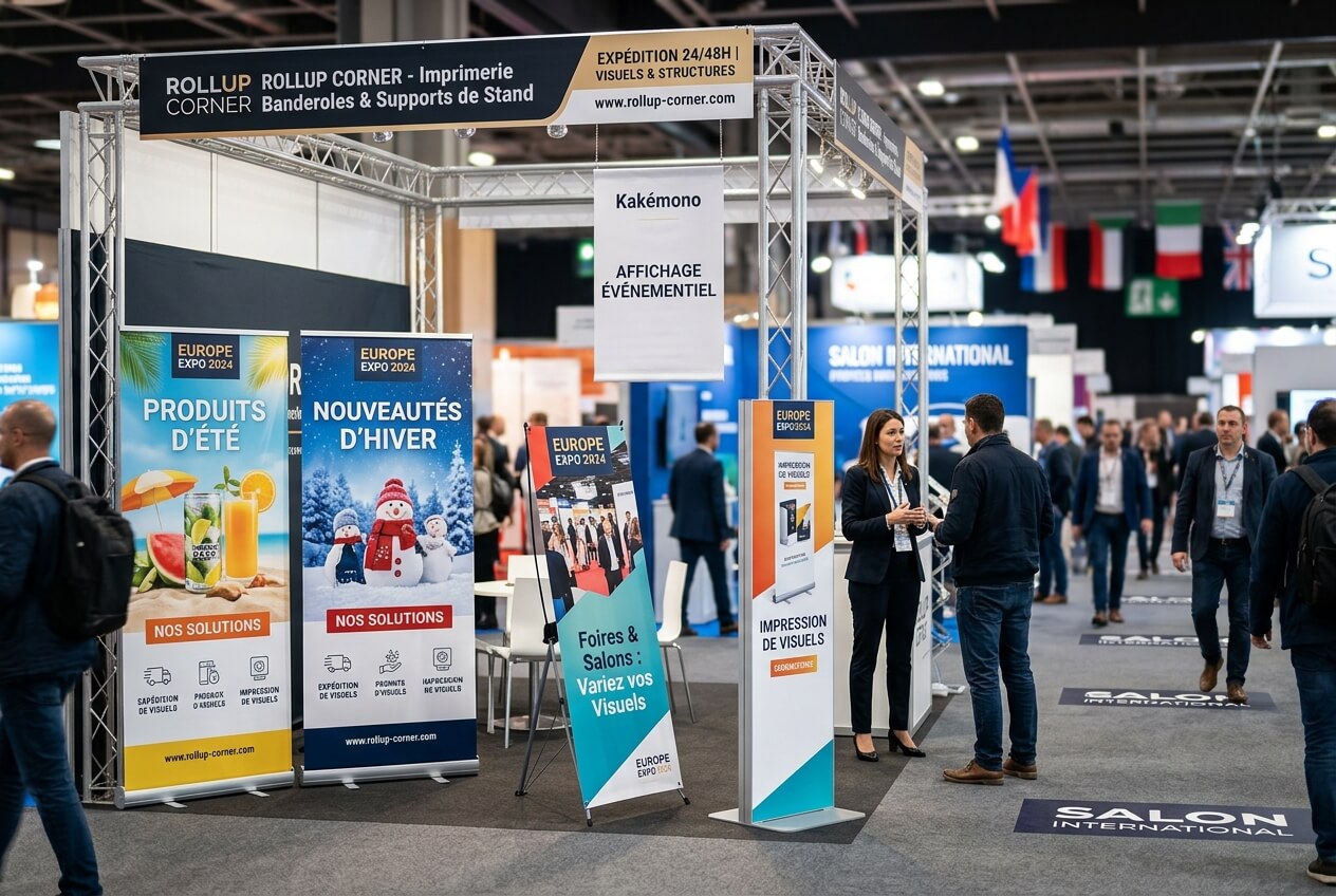 Visuels de salon : choix et souplesse des solutions…